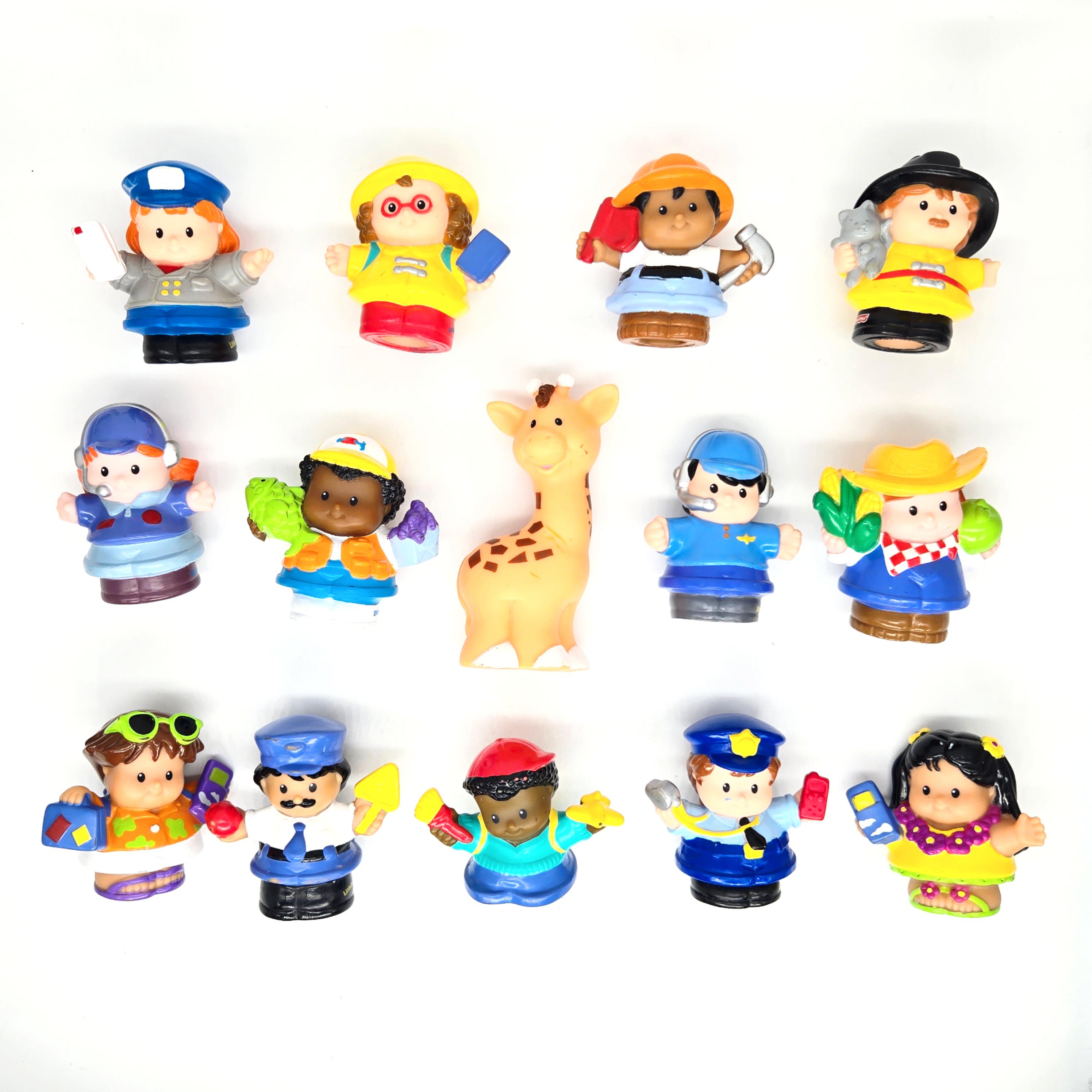 2001 - 2011 Fisher Price Little People Collection, Lot 14, Vintage Y2K Children's Toys Cartoons Preschool Nursery Elementary School