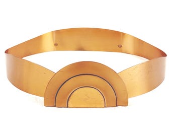 Vintage 1950s Renoir Style Copper Belt, Vintage Modernist  display picture 3