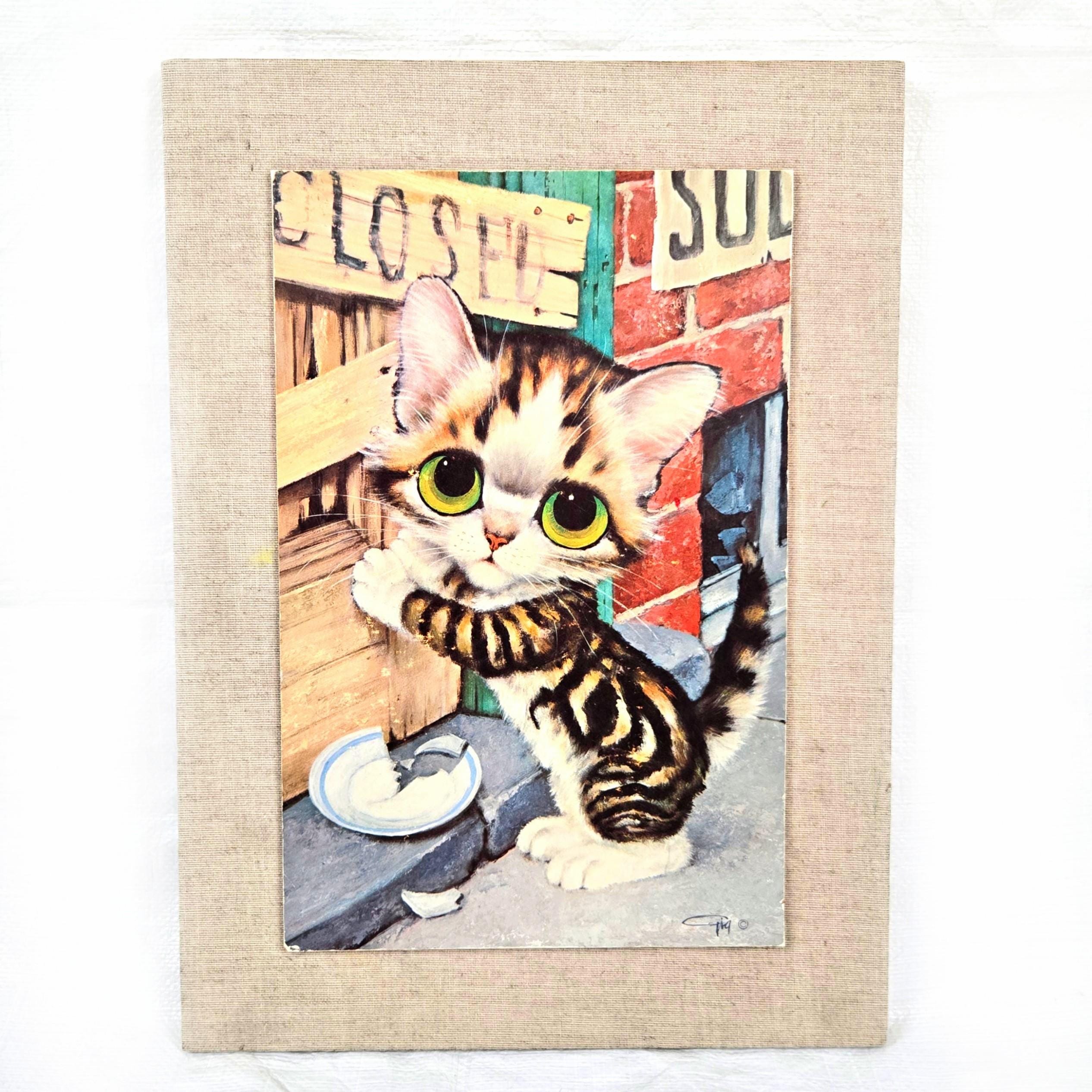 1960s Big Eyed Art - Etsy