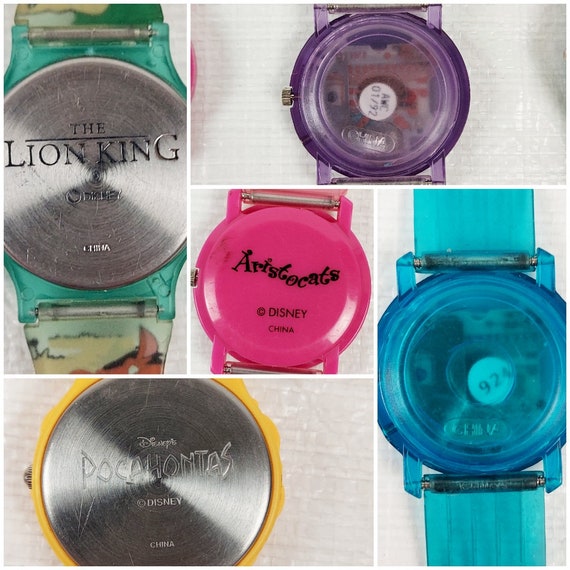Vintage Disney Kids Wristwatches, Lot 5, Lion Kin… - image 5