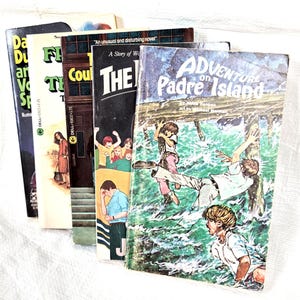 Vintage Youth Fiction Books Collection, Lot 5, 60s 70s 80s, Children&#39;s Books Elementary Middle High School Classroom Home Library Starter