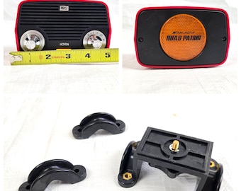 1960s Archer Road Patrol AM Bicycle Radio W/box, Model 12-197, NIP