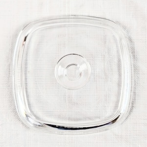 1970s Pyrex Glass Dish Lid 39 A A7C, Clear, Kitchen Baking Cooking Accessories