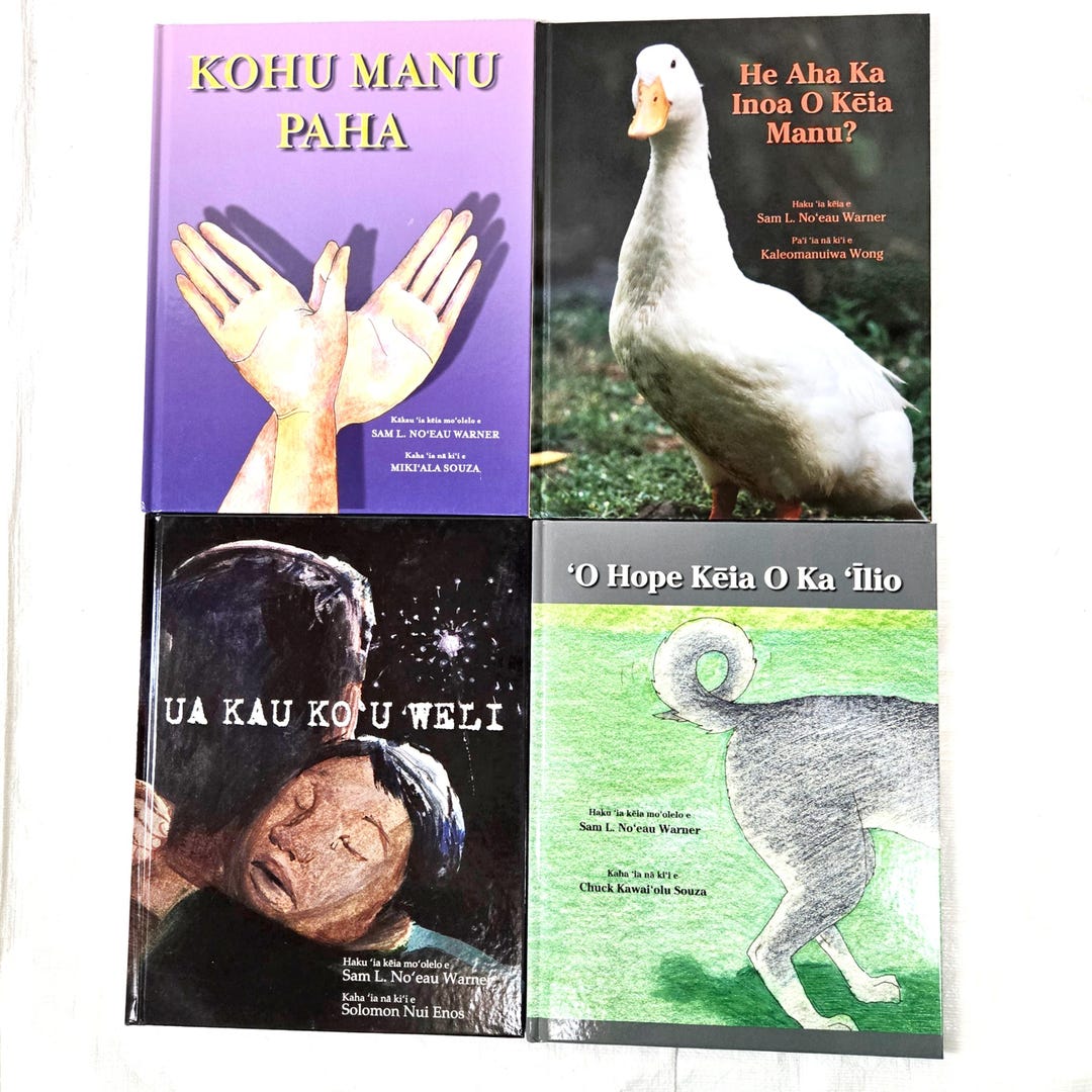 Buy Y2K Hawaiian Language Children's Early Reading Book Set, Lot 4 ...