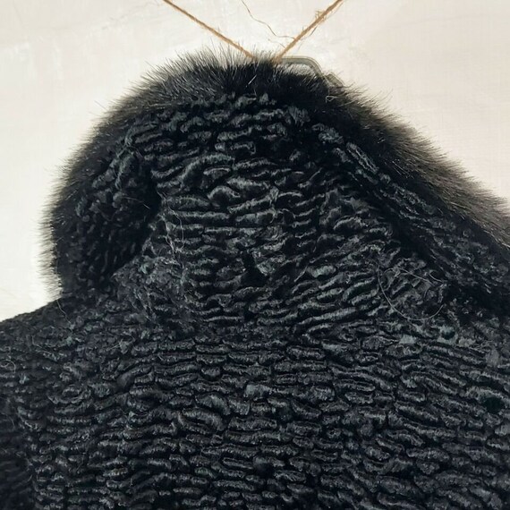 1990s Kristen Blake Quilted Coat Jacket, Fur Coll… - image 6