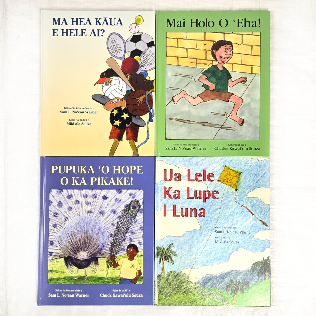 Y2K Hawaiian Language Children's Early Reading Book Set, Lot 4, Vintage ...