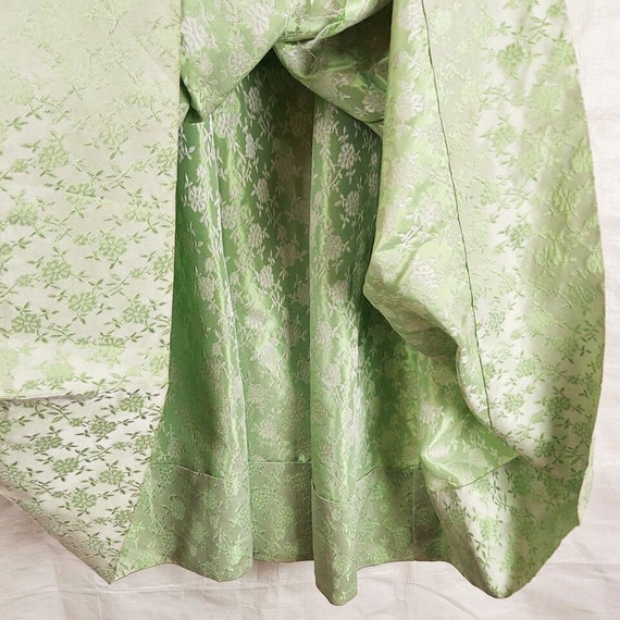 1950s Fit / Flare Dress, Silk Brocade, Handmade, … - image 7