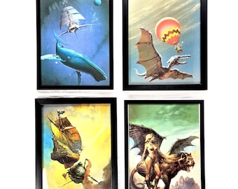 Against the Gods Frank Frazetta vintage dark fantasy print art Sci