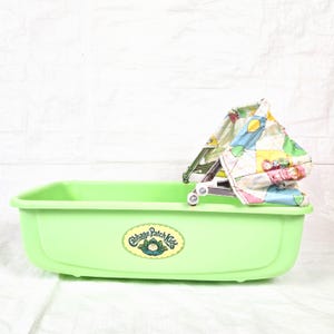 1980s Cabbage Patch Kids REPLACEMENT Bassinet / Basket / Carrier for Stroller / Buggy / Pram, Vintage 80s Toys Cartoons TV Dolls