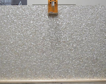 Perlmutt-Zufallsarbeits-Esstischplatte, quadratische Form, weißer Marmor-Wohnzimmertisch