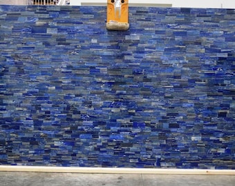 Lapis Lazuli Side Table Top with Overlay Work | Natural Gemstone Coffee Table Top | Handmade Bistro Table Top for Rooftop & Cafe Decor