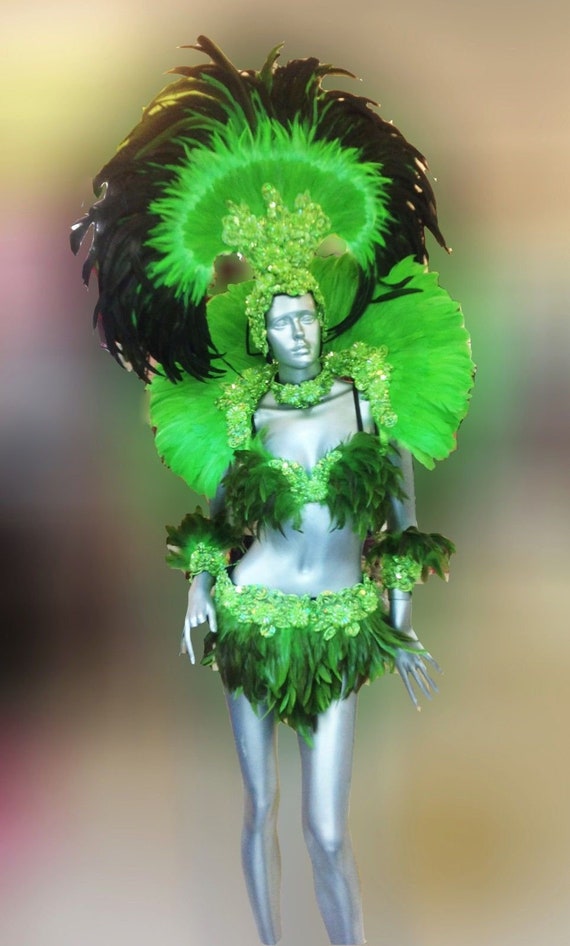 Coiffe Samba à plumes - carnaval de Rio