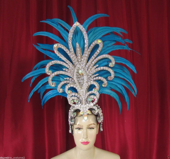 DaNeeNa H1862 Queen of Hawk Showgirl Pageant Dancer Feather Headdress