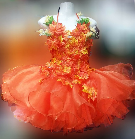 Da Neena M800 Autumn Maple Leaf Nature Girl Dance Dress XS-XL -  Canada