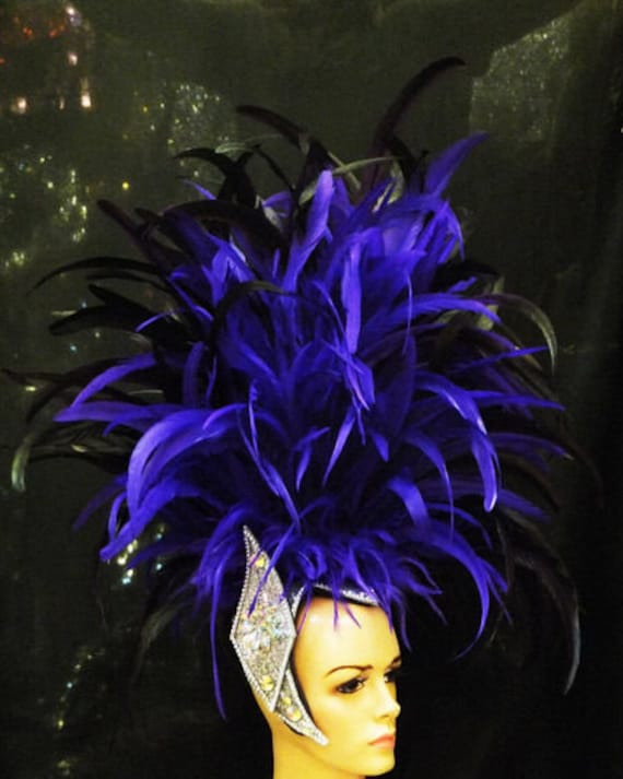 Da NeeNa H018 Vegas Showgirl Cabaret Drag White Angel Wing Hat Headdress