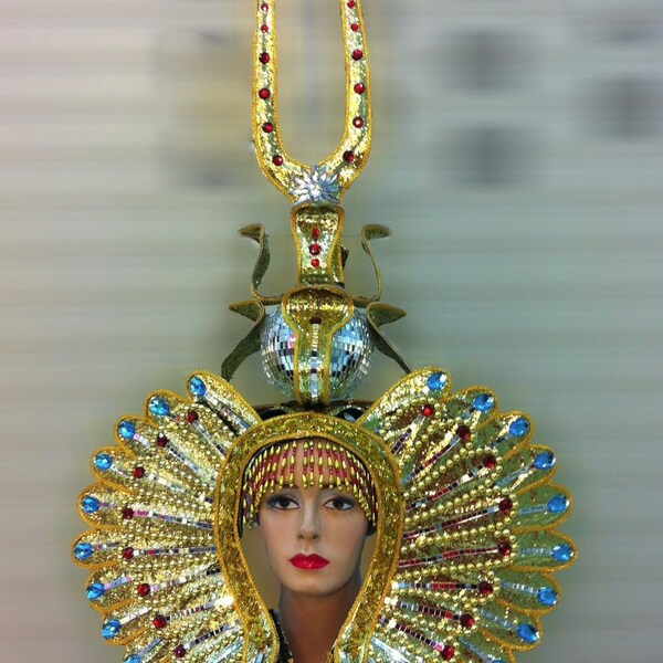 CLEOPATRA HEAD PIECE - liquorice main image 0