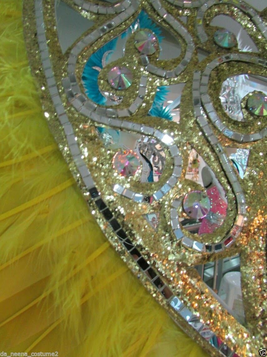 Da Neena WHITE Dance Feather Samba Vegas Headdress - Etsy