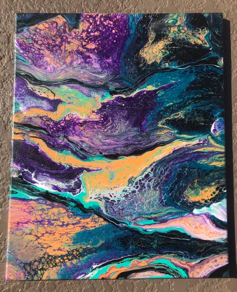 Original Acrylic Abstract 16x20 image 2