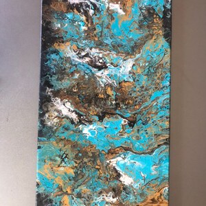Fluid Art - Acrylic Abstract 12x24