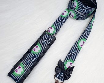 Correa Beetlejuice con collar a juego opcional - Gargantilla Kawaii Petplay, ropa para festivales del orgullo