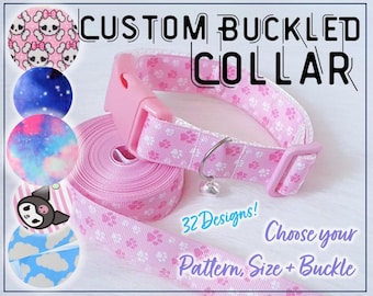 Custom Collar, 32 Designs - Kawaii Petplay Choker, Pride Festival Rave Wear