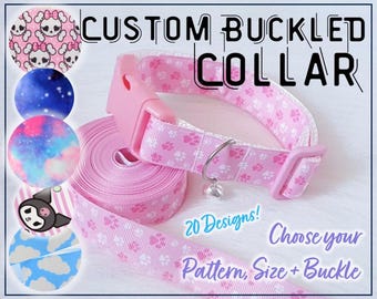 Custom Collar, 20 Designs - Kawaii Petplay Choker, Pride Festival Rave Wear