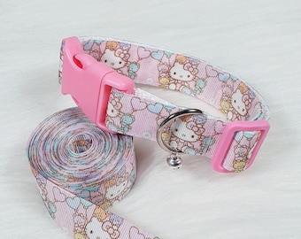 Kitty Tea Party Collar - Kawaii Petplay Choker, Pride Festival Rave Wear