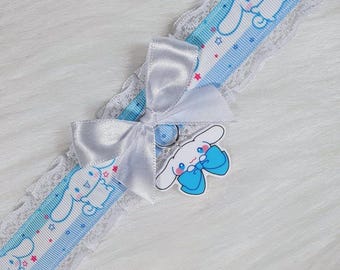 Blauer Welpen Choker - Pride Festival Halsband, Cyber Goth Rave Wear, Kawaii Petplay Harness, Punk Halsketten Zubehör
