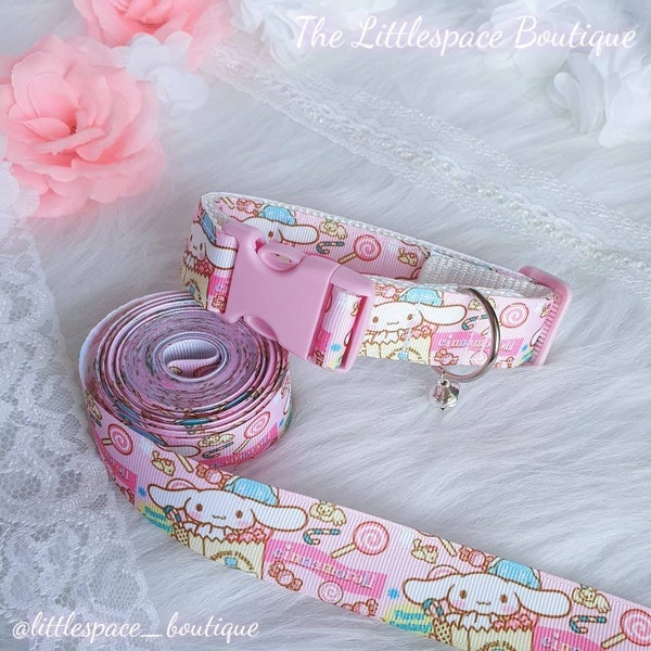 The Pink Puppy and Sweets Petplay Puppy Kitten Collar