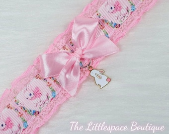 The Vintage Bunny Choker Collar // Kawaii DDLG Fashion