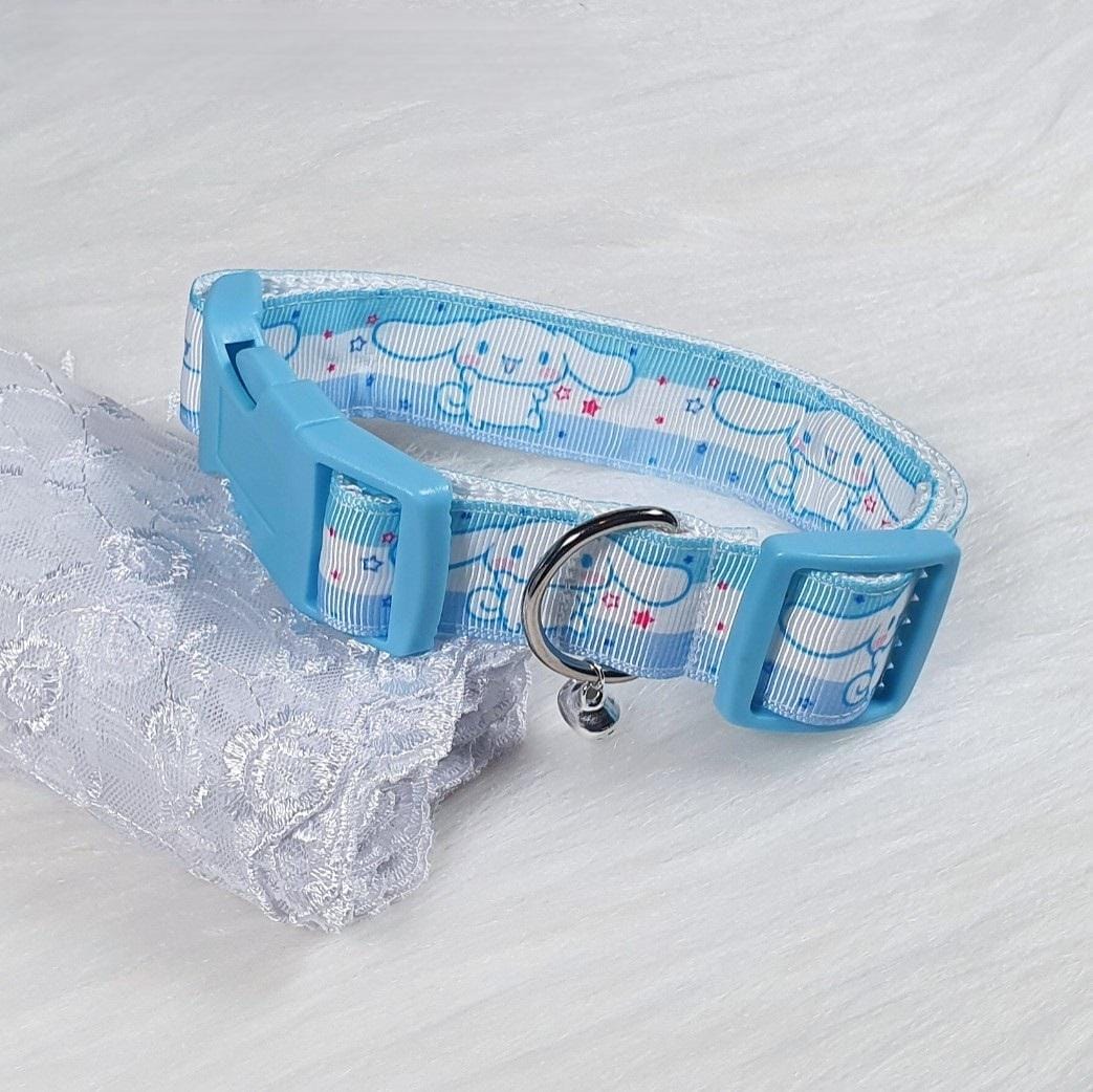 Blauer Welpen Kragen - Pride Festival Harness, Cyber Goth Rave Wear, Kawaii Petplay Choker, Punk Halskette Zubehör