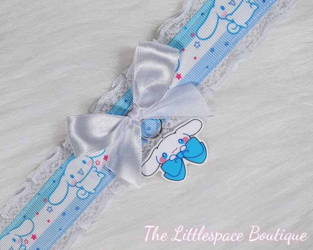 The Blue Puppy Choker Collar Etsy