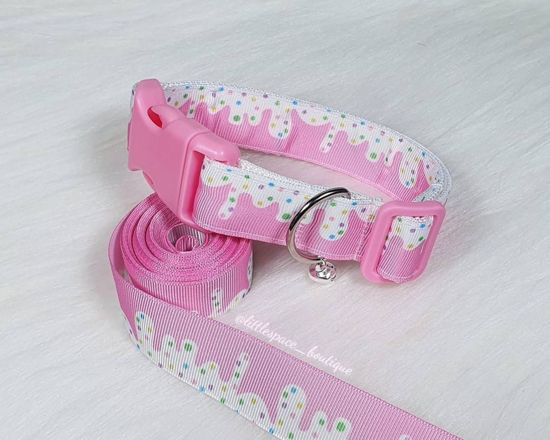 The Pink Sprinkles Petplay Puppy Kitten Collar Etsy