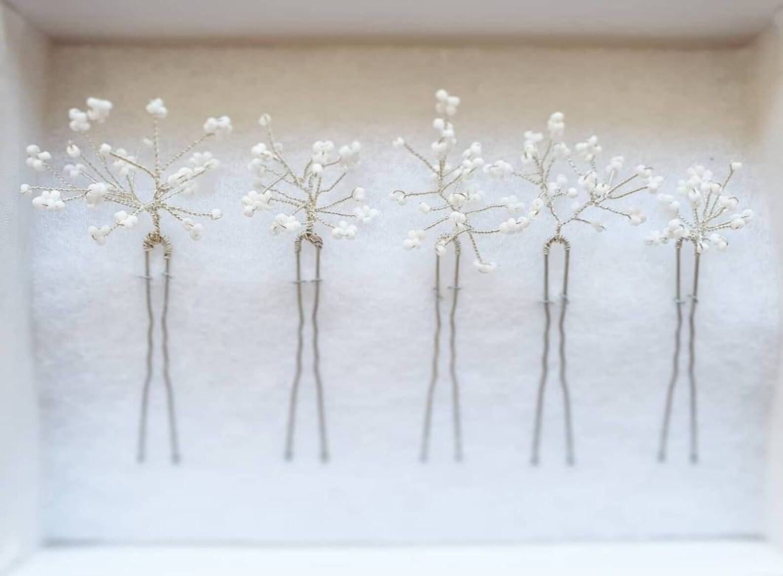 Bridal Hair Accessories Gypsophila Hair Pins Etsy