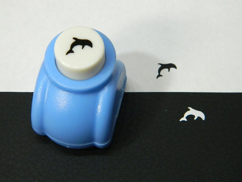 Blue Dolphin Hole Puncher Decorative Scrap Book Hole Puncher Etsy