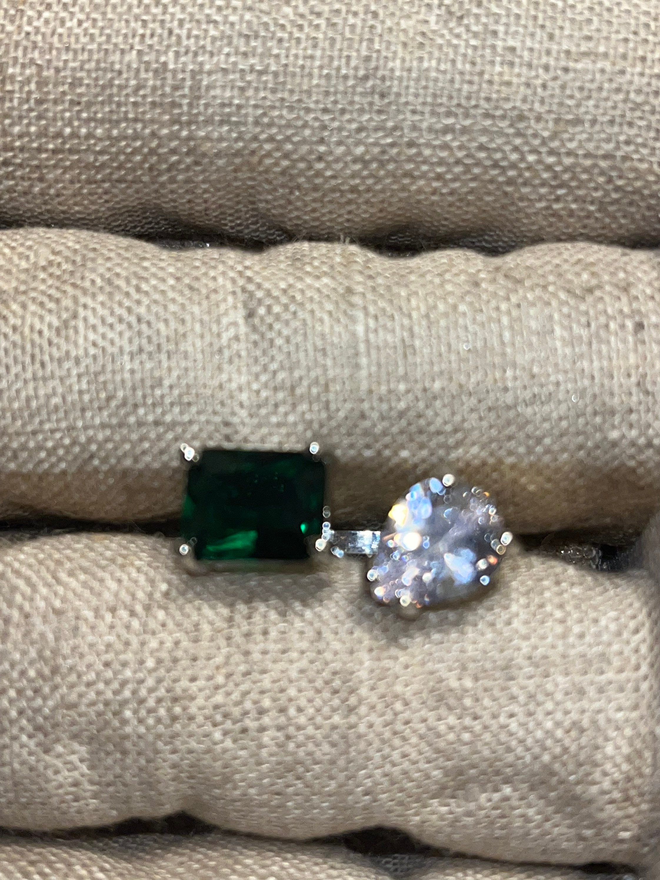 Jackie Kennedys First Lady Engagement Ring to JFK. Emerald Etsy