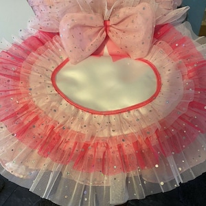 Beautiful maids pinny. Made in satin and sparkle tulle tv sissy lolita cosplay