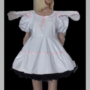 Short bodice maids dress set Fancy dress sissy lolita cosplay