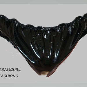 Pvc bikini maid panties knickers tv sissy lolita cosplay