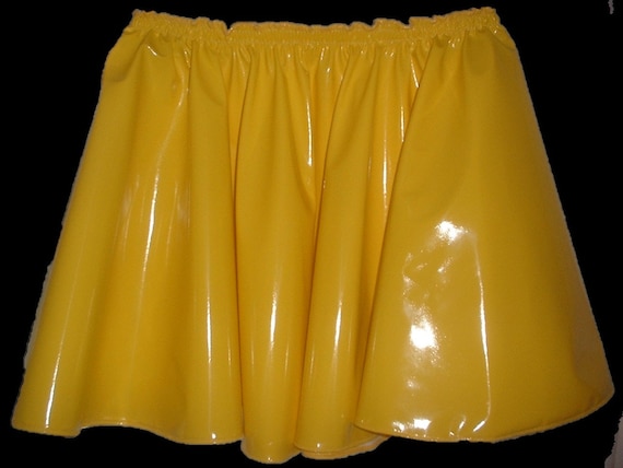Pvc Short Full Circle Skirt Tv Sissy Lolita Uniform Mistress Etsy Canada