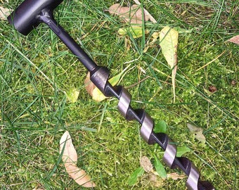 Kamp Ayısı Nordic Drilling Diameter 20 Mm - Bushcraft Swedish Hand Drill Neck Collar Swedish Stove Outdoor Camping Equipment