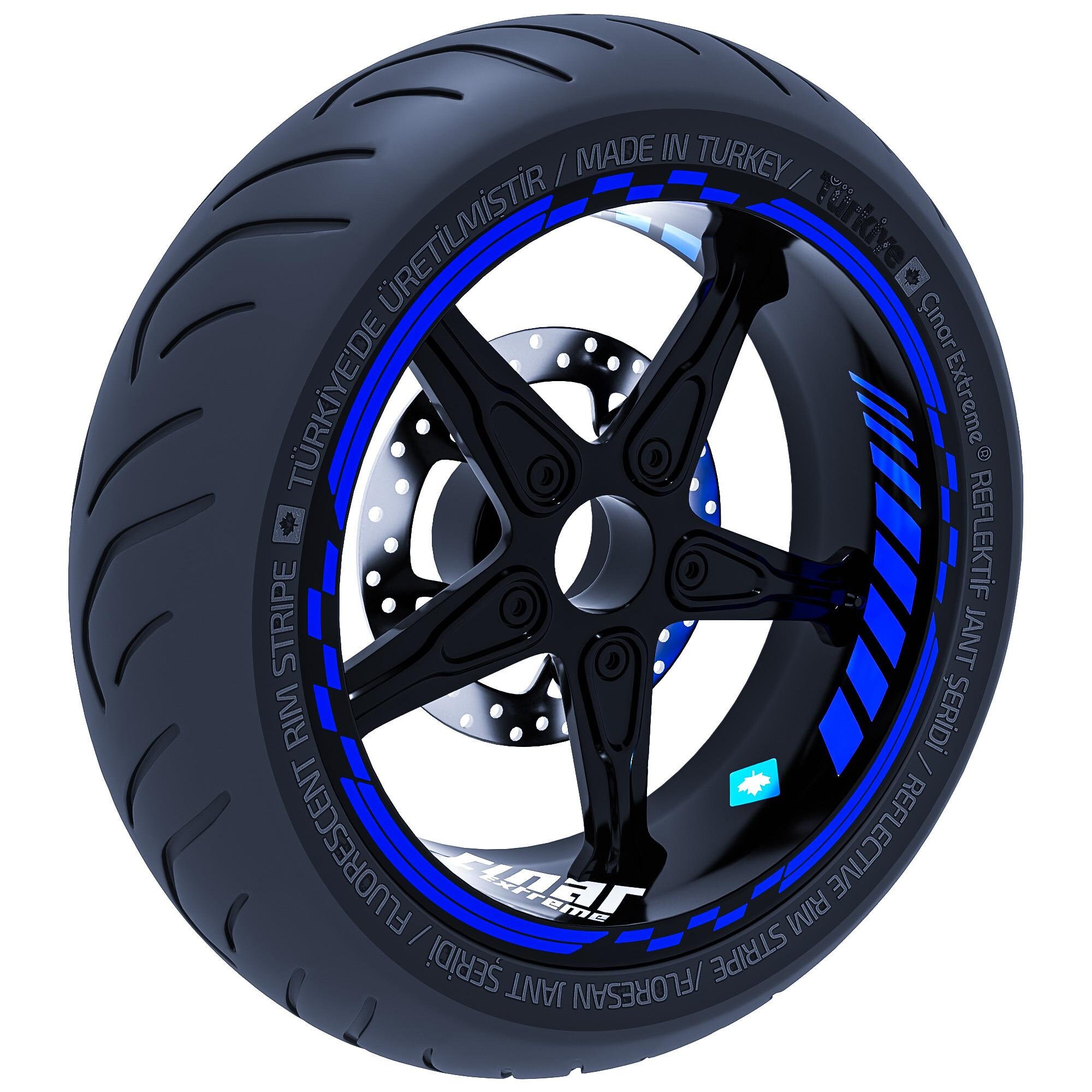ISLANDSTRIKE GR Bike Rim Protectors & Wheel Graphics Decal Kit - Choose Size! MX Island Motocross