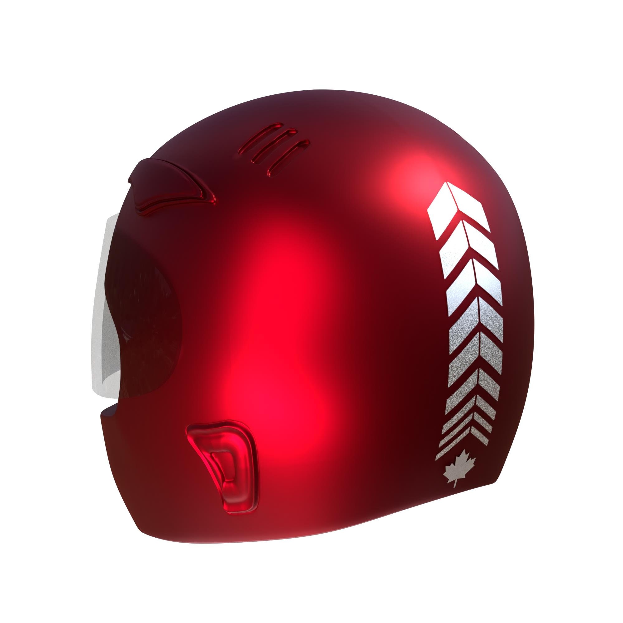 2 Pieces Sport Design Helmet, Car Mirror Reflective Gray Mudguard Helmet Sticker CinarExtreme
