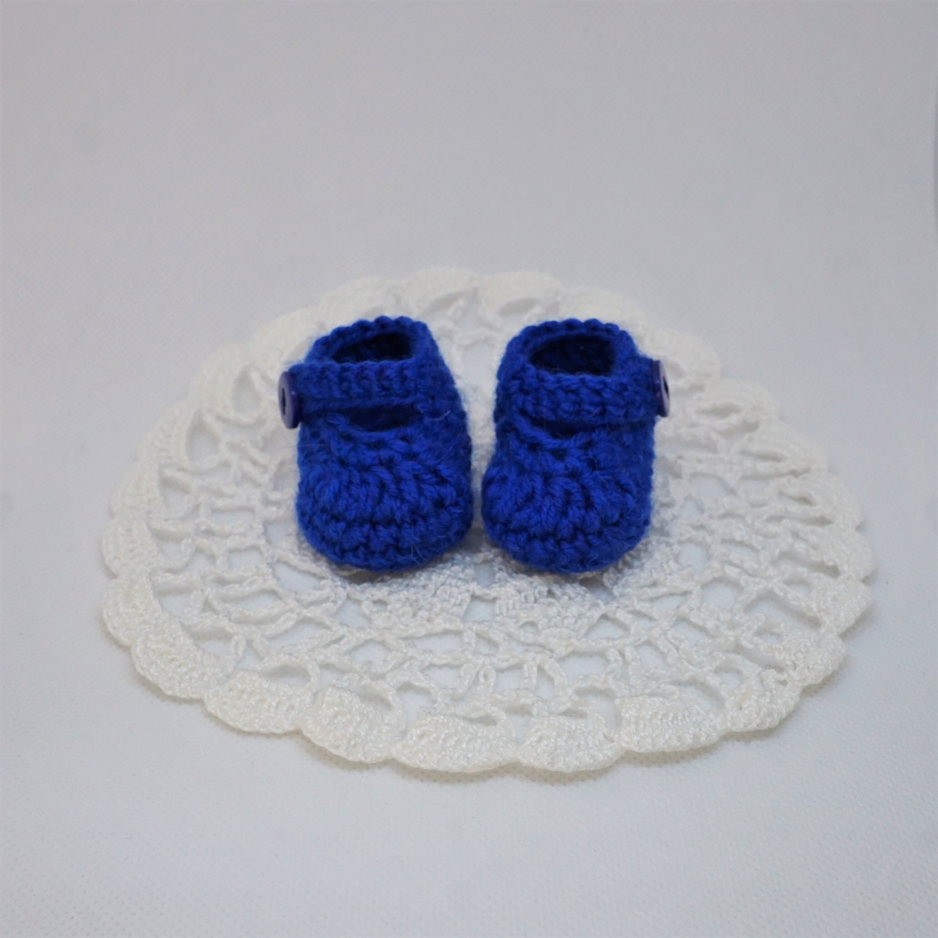 Blue Doll Slippers Doll Shoes Crochet Doll Booties Fit Etsy