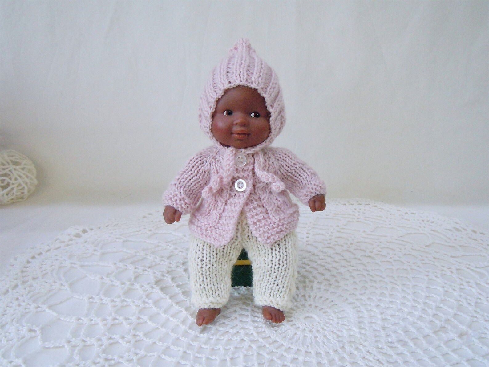 8 inch 20cm Baby Doll Clothing Set. Pale pink jacket and Etsy
