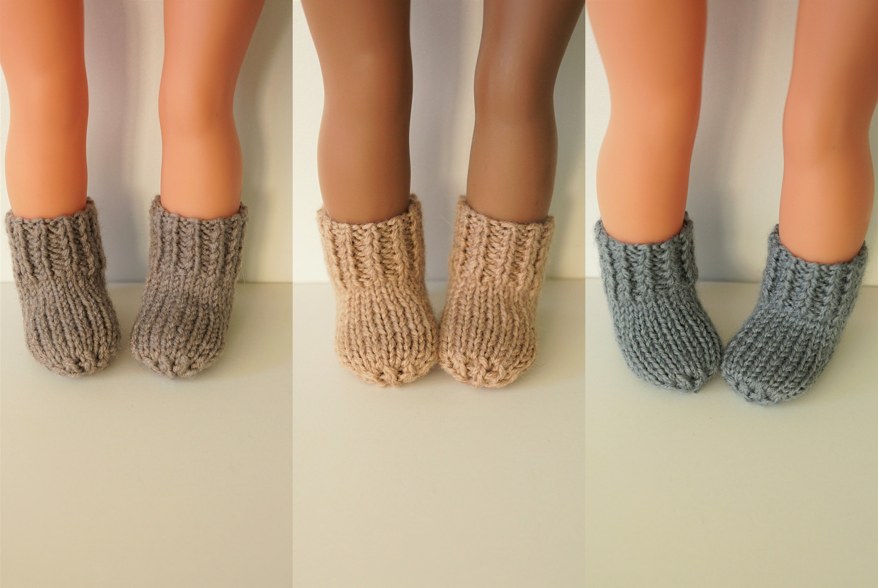Doll Socks Knitted socks for dolls handmade need for doll Etsy