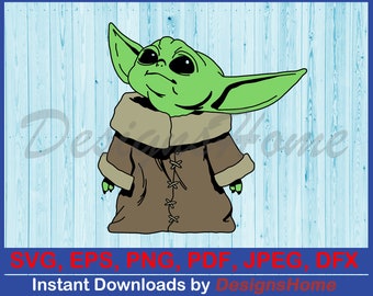 Free Free 275 Baby Yoda Svg Etsy SVG PNG EPS DXF File