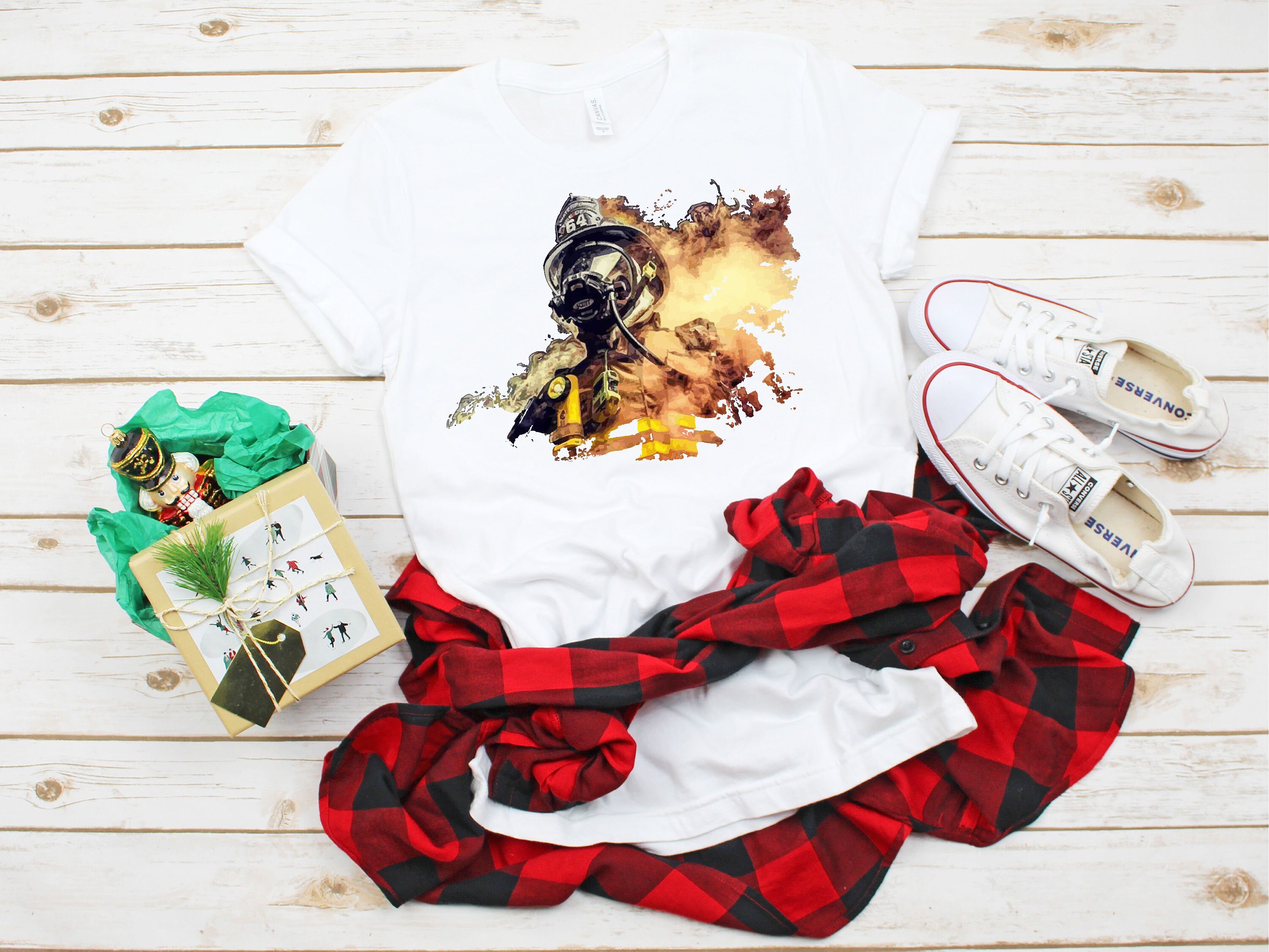 Firefighter in Fire Sublimation Designs Downloads Firefighter Wife