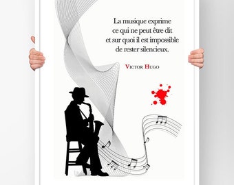 Citation De Victor Hugo Etsy France