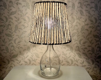 Cord woven lampshade